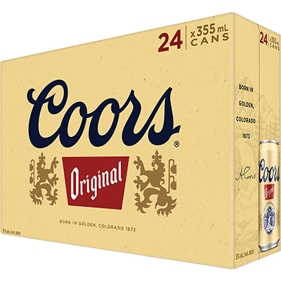 COORS ORIGINAL - CAN, 24 x 355 ml