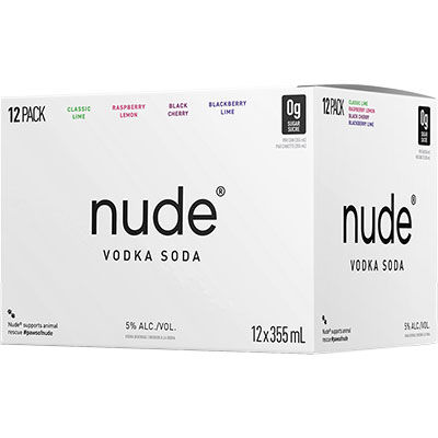 NUDE VODKA SODA - MIXER PACK, 12 x 355 ml